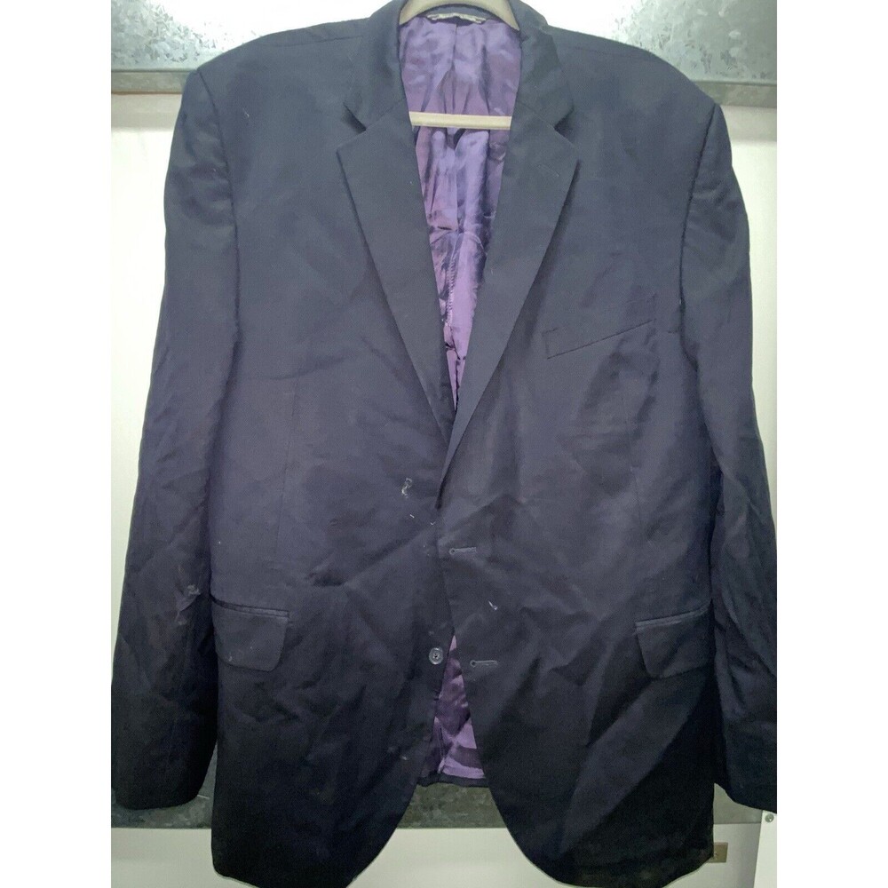 Loro Piana Super 120 100% Wool Barney’s NY Black 56L Suit Jacket